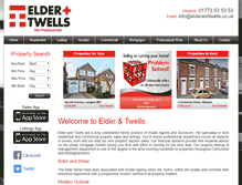 Tablet Screenshot of elderandtwells.co.uk